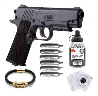 Pistola Deportiva Crosman Tanques Co2 Municiones 1911 Tiromx