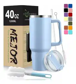 Mercado Libre Vaso Térmico Portátil De Acero Inoxidable 40oz Con Calor/frí oferta