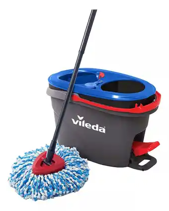 Mercado Libre Trapeador de Microfibra Cubeta con Pedal Vileda Rinse Clean oferta