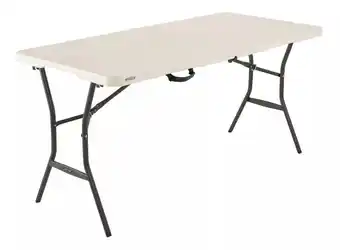 Mercado Libre Mesa Portafolio 1.53 Mts Rectangular Color Almendra Lifetime oferta