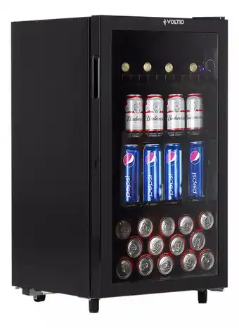 Mercado Libre Refrigerador Frigobar para Bebidas con Capacidad de 85 Litros (115 Latas) - Enfriador con Luz LED y Regulador de Temperatura oferta