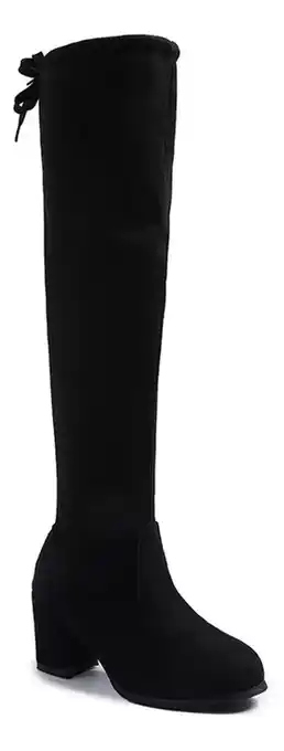 Mercado Libre Botas Extralargas Elegantes Salones De Ante Botines Mujer oferta
