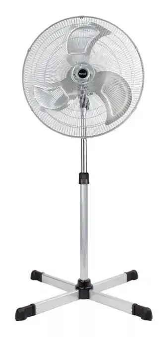Ventilador Industrial De Pedestal Mytek 3328 De 20 Pulgadas Cantidad de aspas 3 Estructura Plateado Aspas plateadas Diámetro 