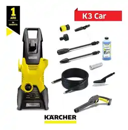 Mercado Libre Hidrolavadora eléctrica Kärcher Home & Garden K3 Car 16018320 amarilla/negro de 1.6kW con 12MPa de presión máxima 127V - 60Hz oferta