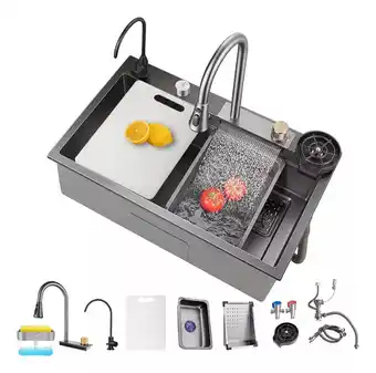 Mercado Libre Fregadero De Cocina De Acero Inoxidable Con Accesorios 80x45 oferta
