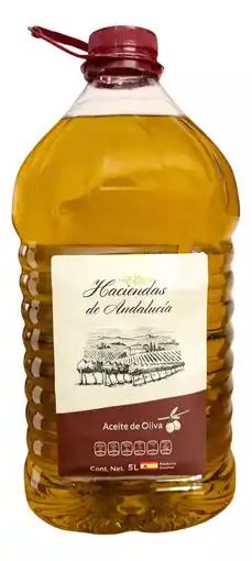 Mercado Libre Aceite De Oliva 100% Puro Español 5 Lts. Hacienda Andalucia oferta