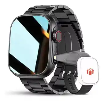Mercado Libre Reloj Inteligente Hombre Smartwatch Mujer Deporte Bt Llamada Color De La Correa Negro oferta