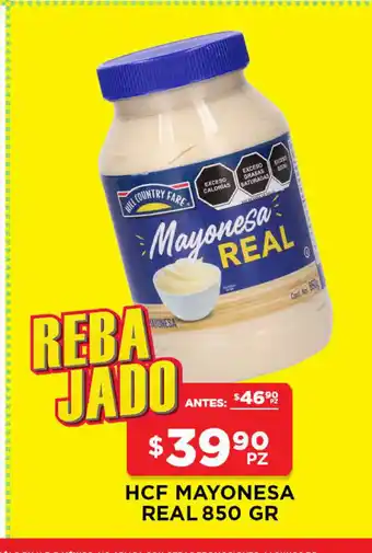 HEB HCF Mayonesa Real 850 gr oferta