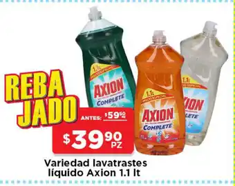 Variedad Lavatrastes liquido Axion 1.1lt