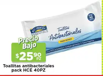 HEB Toallitas Antibacteriales pack HCE 40 pz oferta