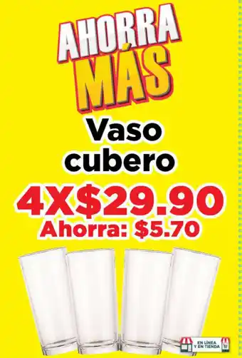 HEB Vaso Cubero oferta
