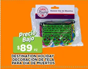 HEB Destination Holiday Decoracion de tela para dia de muertos oferta
