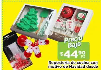 Reposteria de cocina con motivo de Navidad desde