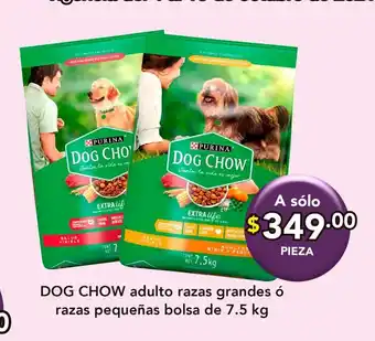 Dog Chow Adulto razas grandes o razas pequeñas bolsa de 7.5 kg