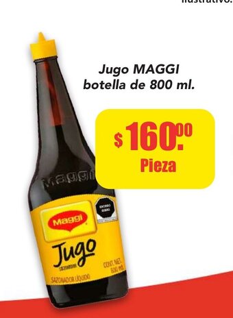 Super Aki Jugo MAGGI botella de 800 ml oferta