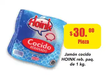 Super Aki Jamon Cocido HOINK reb. paq. de 1 kg oferta