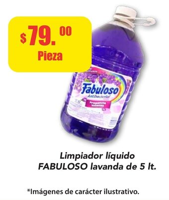 Limpiador liquido FABULOSO lavanda de 5 lt