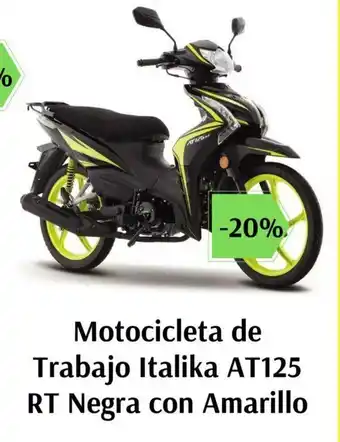 Elektra Motocicleta de Trabajo AT125 RT Negra con Amarillo oferta