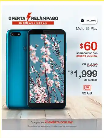 Elektra Motorola Moto E6 Play oferta