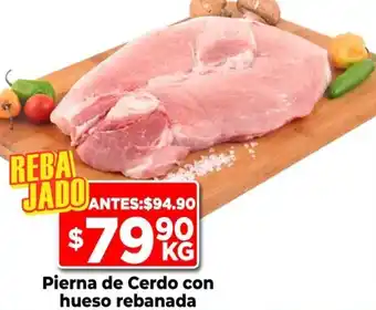 HEB Pierna de Cerdo con hueso rebanada, kg oferta