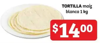 Soriana Híper TORTILLA maíz blanca 1 kg oferta