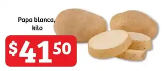 Soriana Híper Papa blanca, kilo oferta