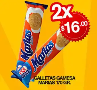 Galletas Gamesa Marias 170gr