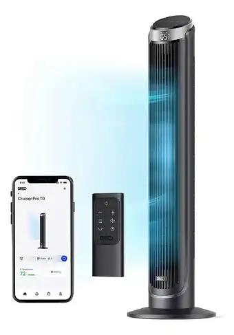 Mercado Libre Ventilador Dreo Tower, Inteligente, Silencioso, Para El Hoga oferta