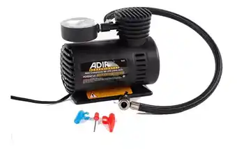 Mercado Libre Compresor De Aire Mini Batería Portátil Adir 658 Color Negro oferta