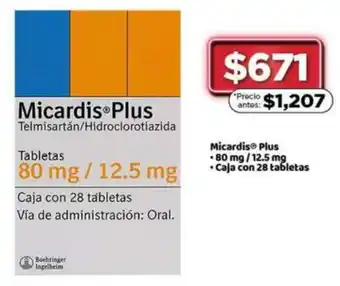 Micardis Plus 28x80mg/12.5mg