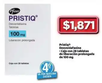 Pristiq Desvenlafaxina 28x100mg
