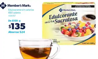 Sam's Club Edulcorante sin Calories 660 Sobres oferta