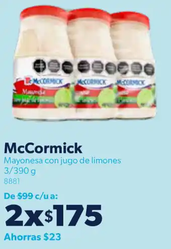 Sam's Club McCormick 3/390g oferta