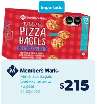 Mini Pizza Bagels Queso y Peperoni 72 pzas