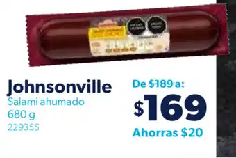 Sam's Club Johnsonville Salami Ahumado 680g oferta
