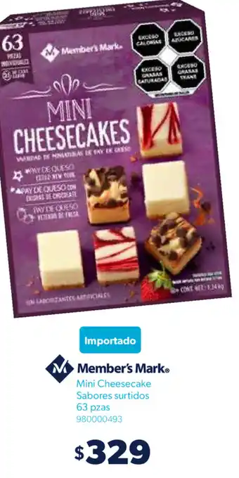 Sam's Club Mini Cheesecake Sabores Surtidos 36 pzas oferta
