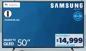 Sam's Club Samsung Smart TV QLED 50" oferta