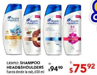 Woolworth Shampoo Head & Shoulders 650ml oferta