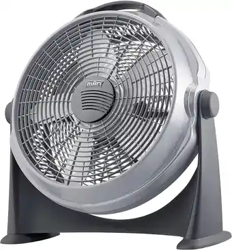 Mercado Libre Ventilador de piso Man Freal - 2020 gris con 5 aspas de plástico, 20 de diámetro 127 V oferta