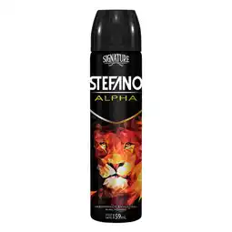 Farmacias YZA STEFANO ALPHA DESODORANTE AEROSOL 113G oferta