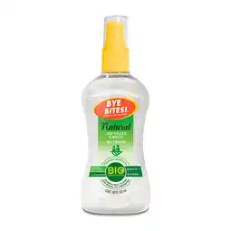 Farmacias YZA BYE BITES NATURAL REPELENTE AEROSOL 130ML oferta