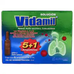 Farmacias YZA Vidamil 3Ml 5 Amp oferta
