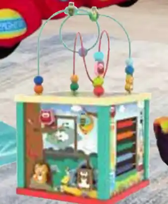 J'adore Cubo de Actividades Hecho con Madera