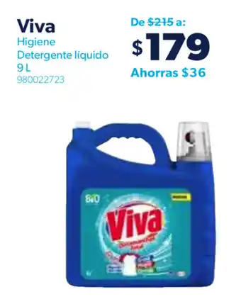 Viva higiene Detergente Líquido 9L