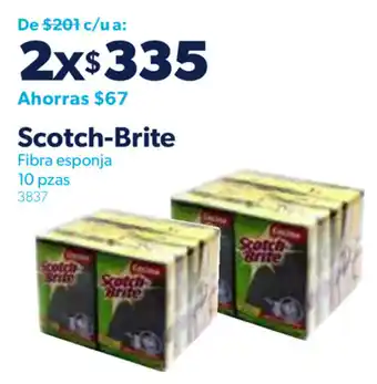 Sam's Club Scotch-Brite Fibra Esponja 2x10 pzas oferta