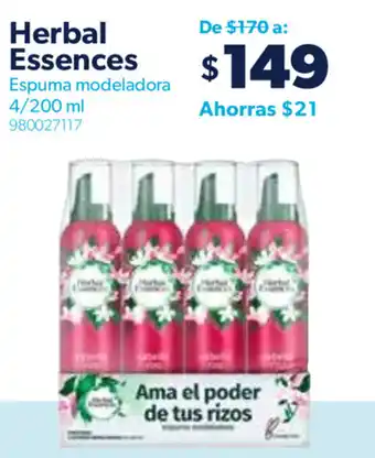 Herbal Essences Espuma Modeladora 4/200ml