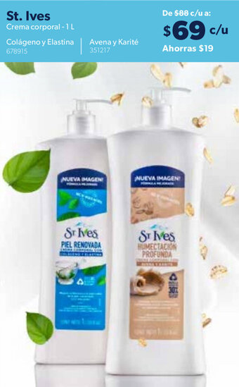 St. Ives Crema Corporal 1L
