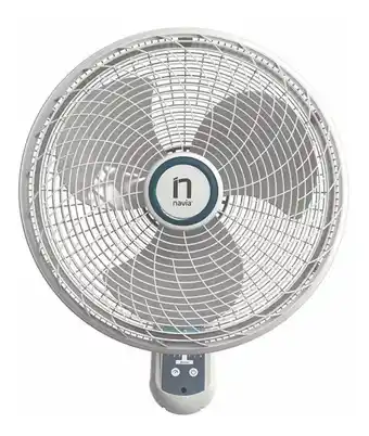 Mercado Libre Ventilador de pared Navia CR018P gris con 3 aspas de polipropileno, 18 de diámetro 127 V oferta