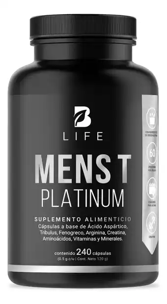 Mercado Libre Precursor D Testosterona Mens Testo Platinum 240 Caps B Life oferta