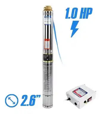 Mercado Libre Bomba Sumergible Hyundai Para Pozos 3 Pulgadas 1hp 110v 113m oferta